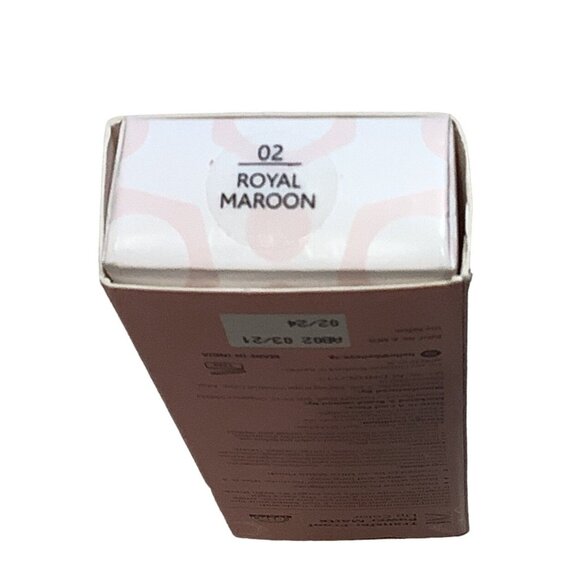 ZM Zayn Myza Vegan Transfer Proof Power Matte Lipstick Royal Maroon - Picture 9 of 9